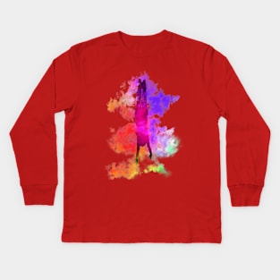 Dive into Your Fluffy Dreams - Colorful Clouds Kids Long Sleeve T-Shirt